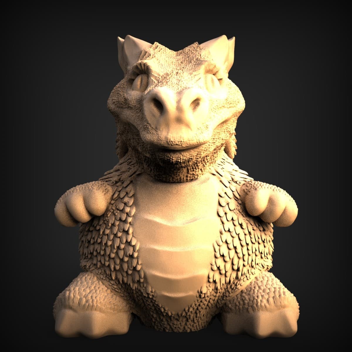 Chibi Baby Dragon Figurine