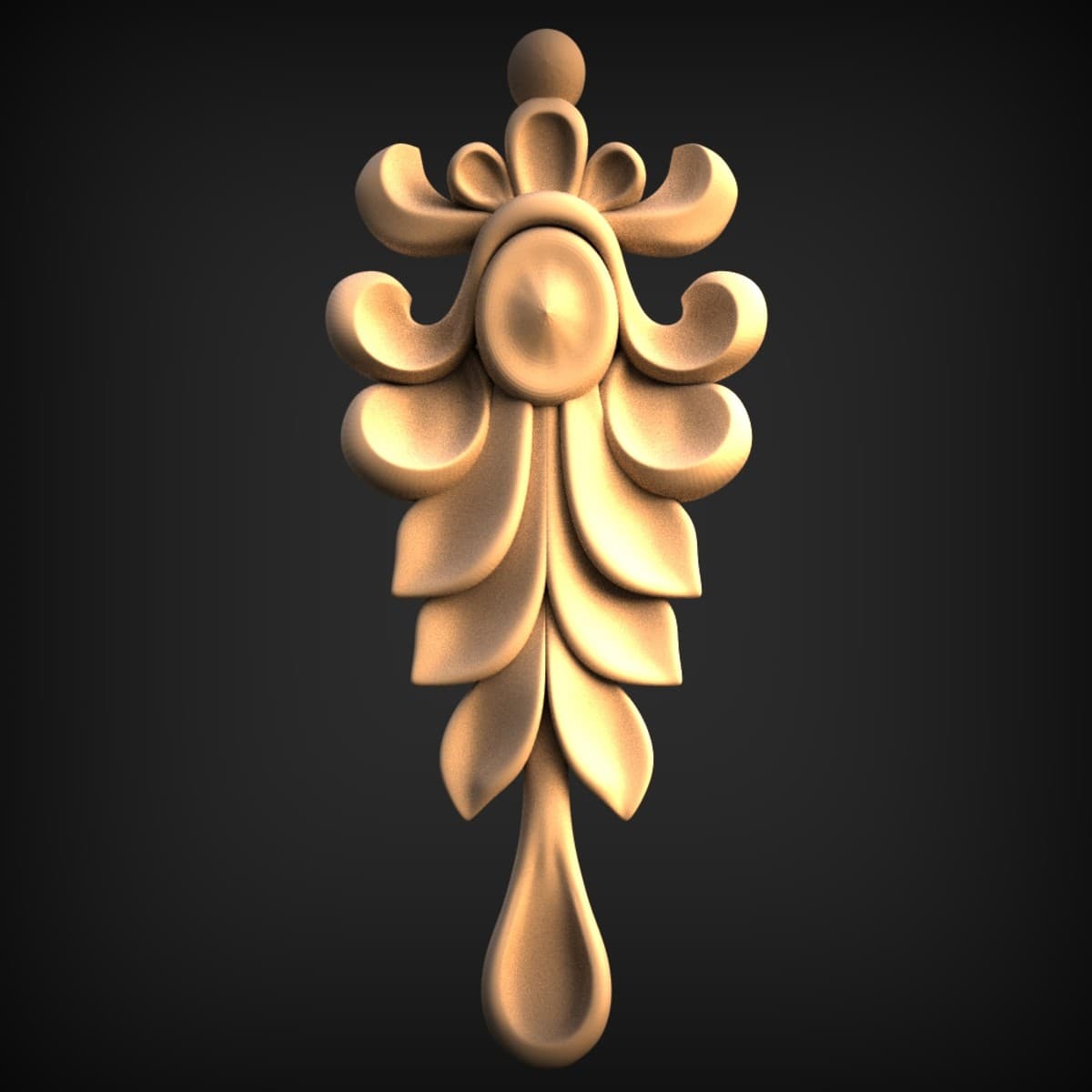 Cascading Acanthus Drop Onlay