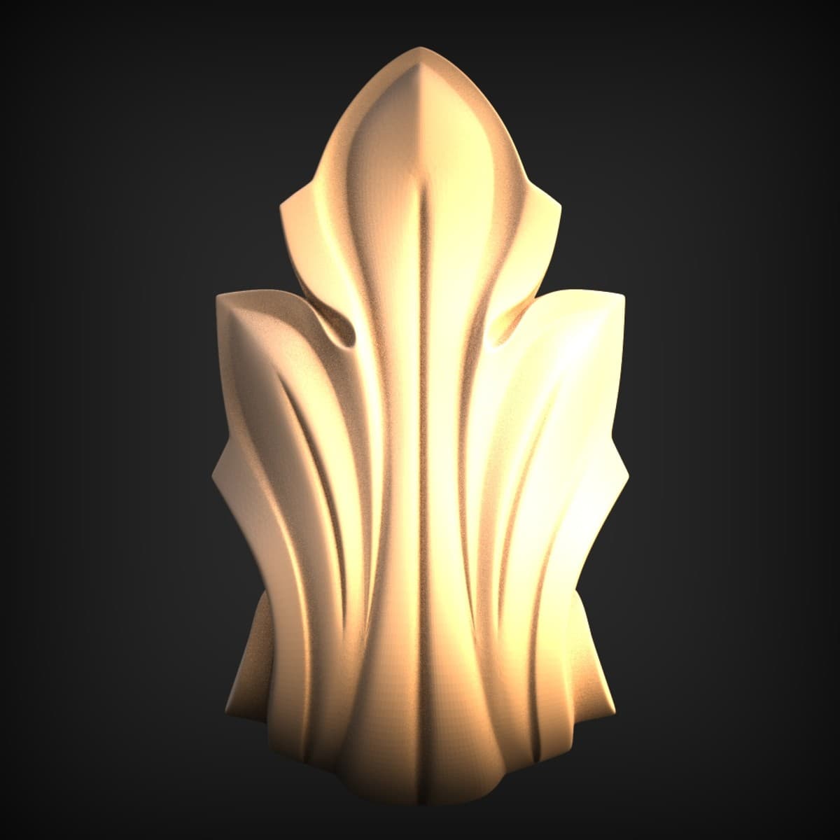 Upright Acanthus Leaf Onlay