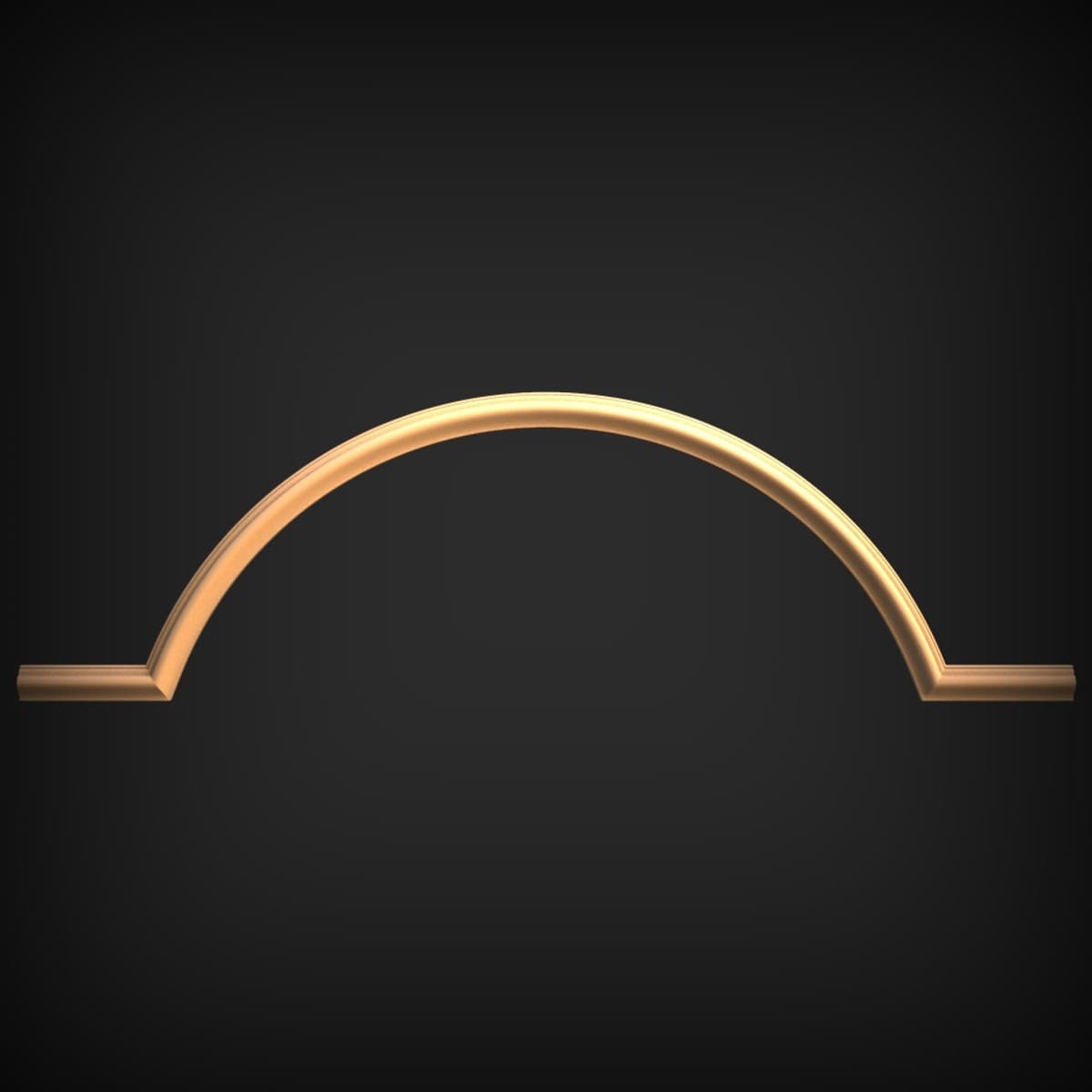 Half-Round Arch Moulding Crest