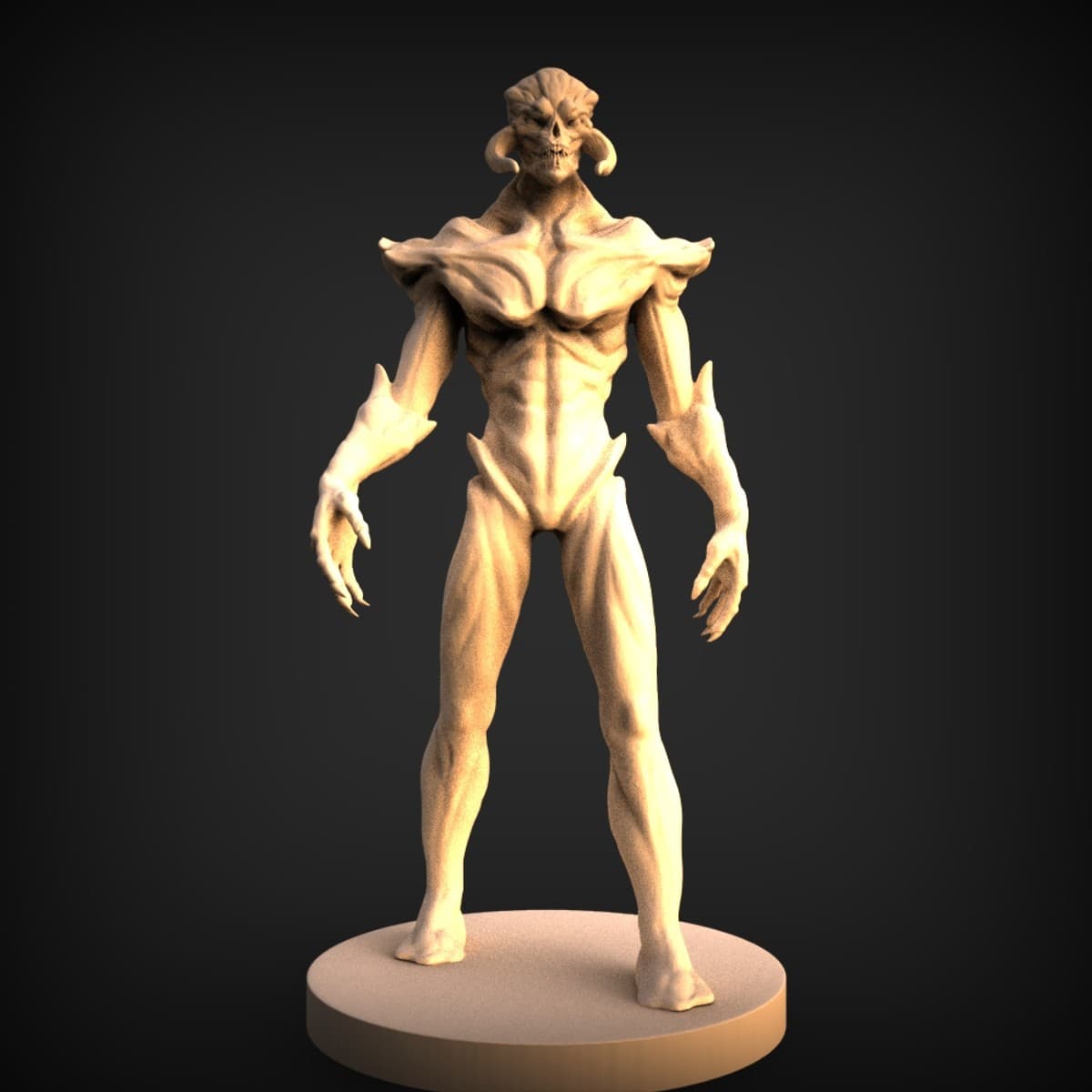 Bone-Crowned Fiend Miniature
