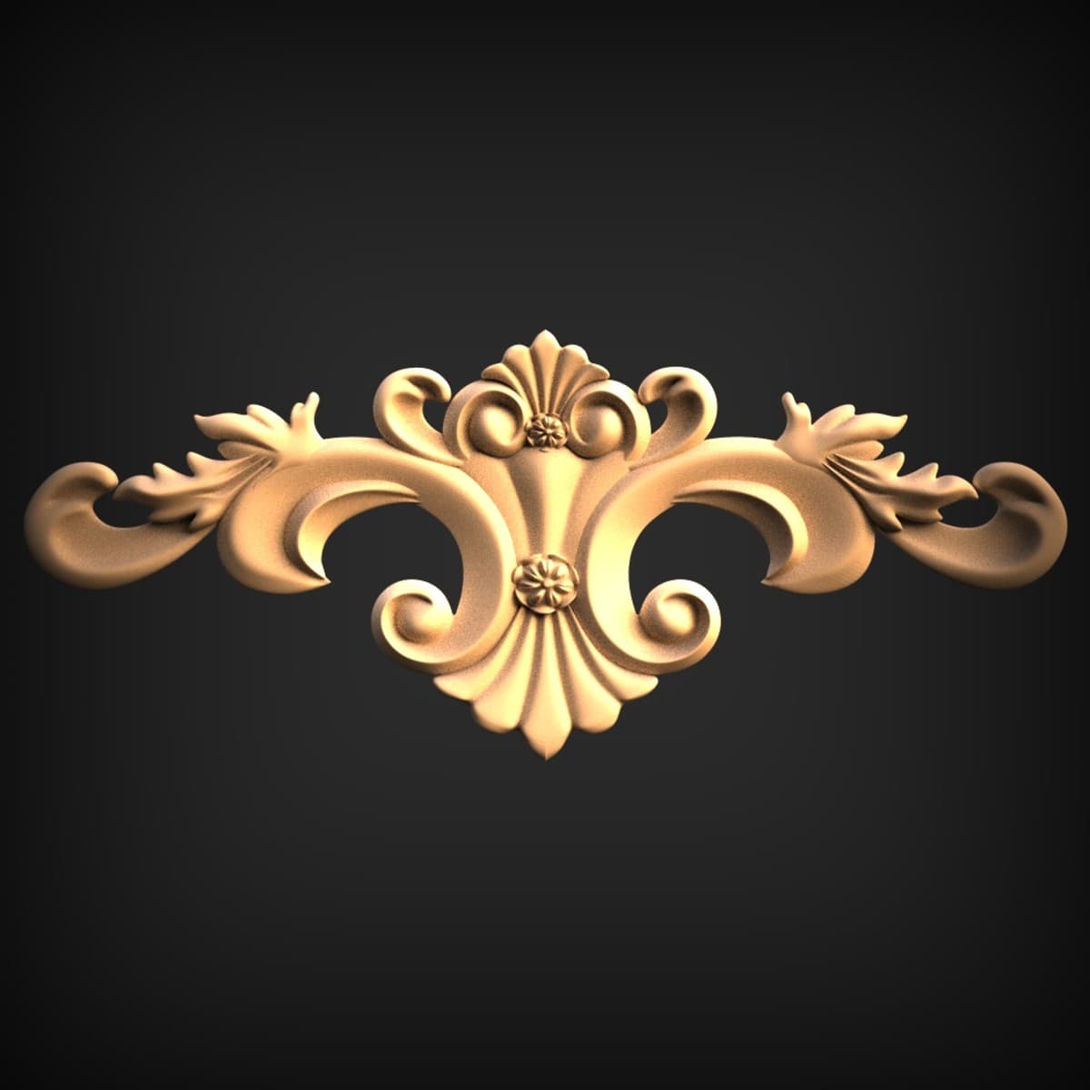 Acanthus Scroll Palmette Onlay