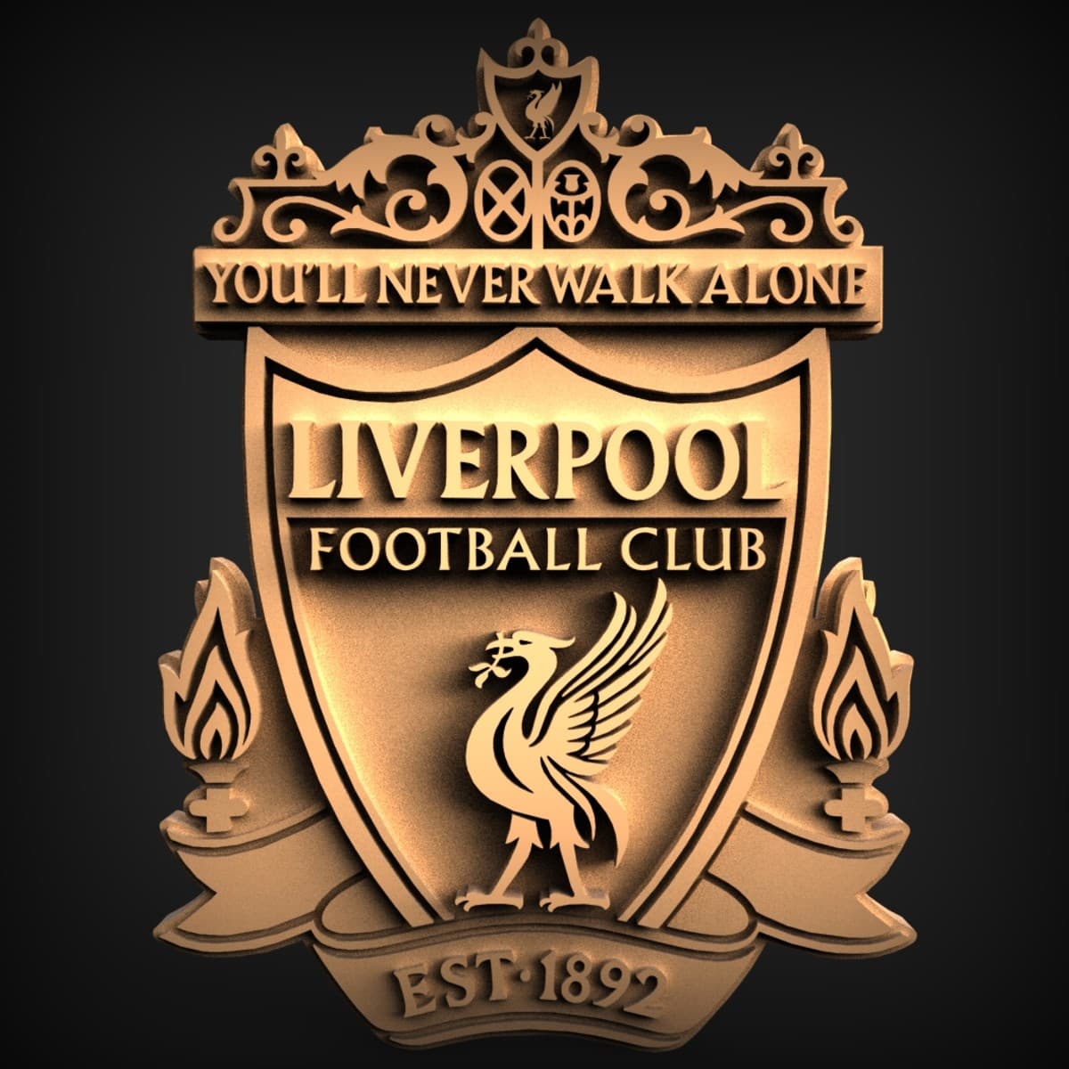 Liverpool FC Crest Wall Plaque