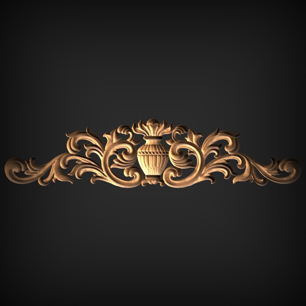 Classical Urn And Acanthus Onlay