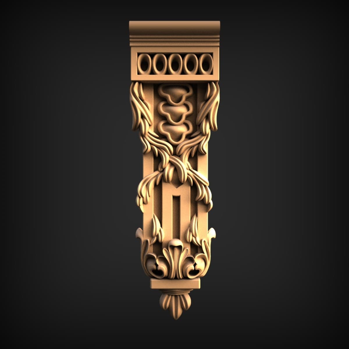 Ornate Acanthus Corbel Bracket