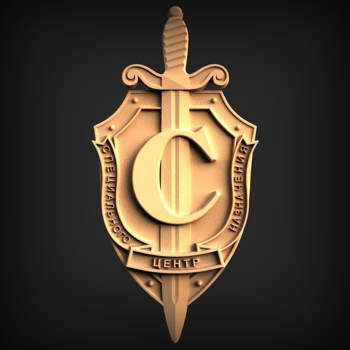 Sword And Shield Special Forces Emblem