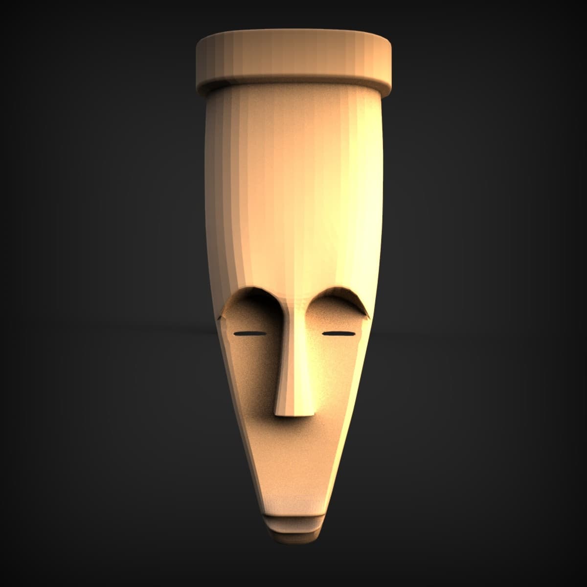 Easter Island Moai Head