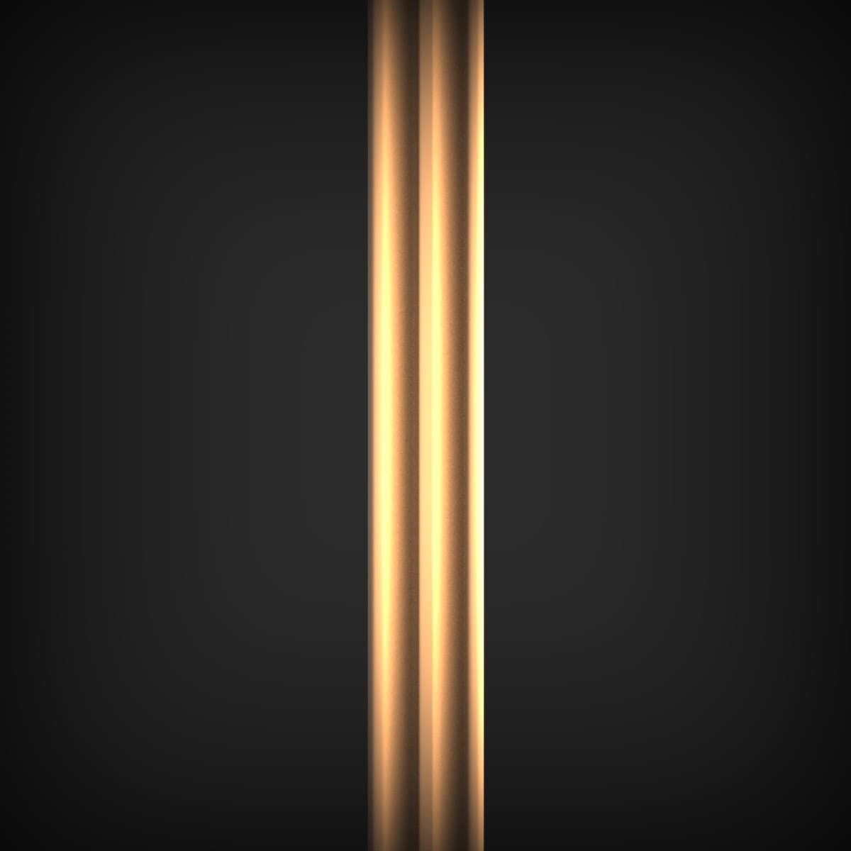 Convex Reeded Beading Trim Profile