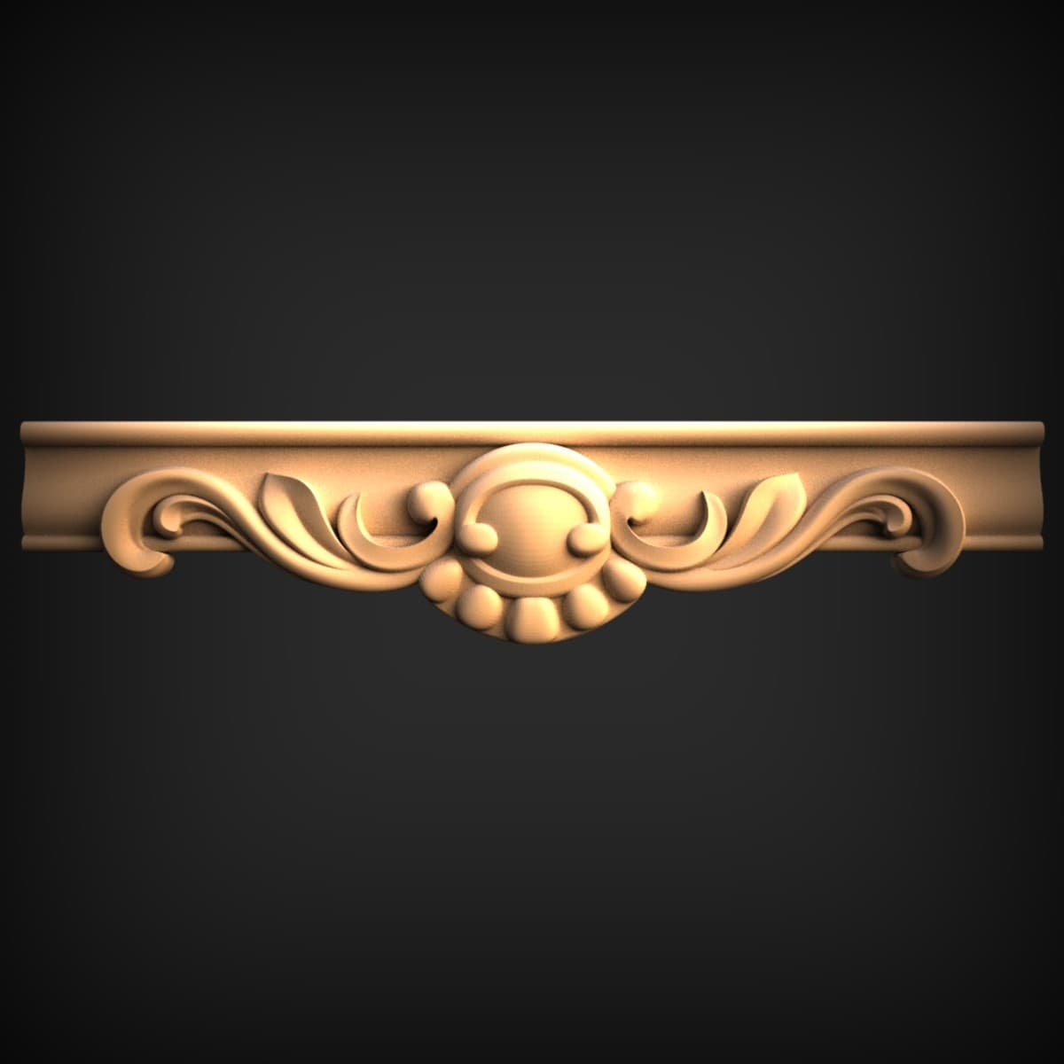 Acanthus Centrepiece Moulding Rail
