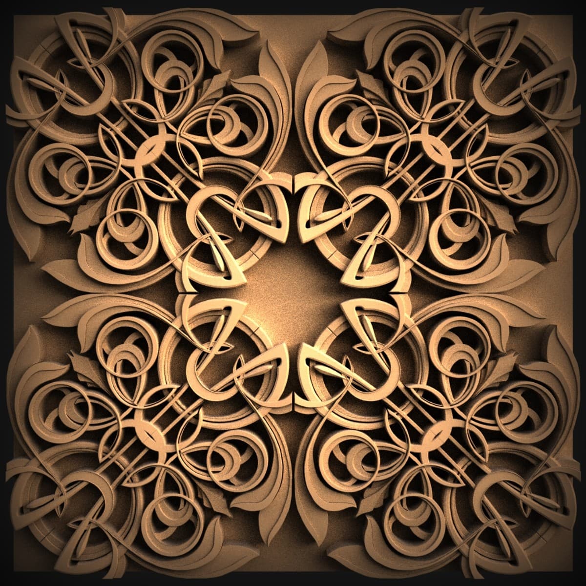 Celtic Knotwork Square Panel