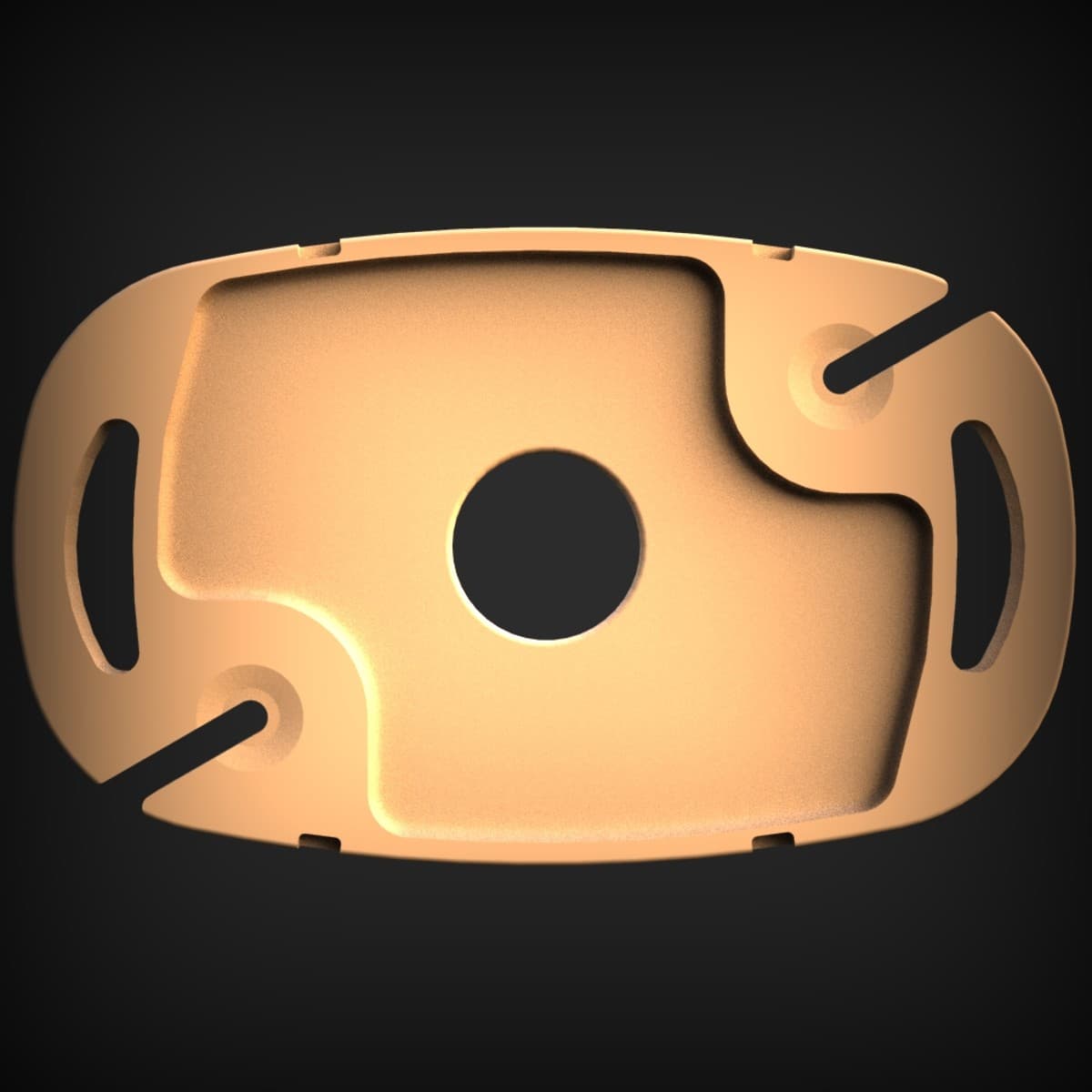 Draining Oval Soap Dish