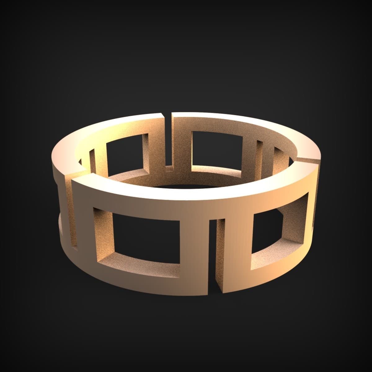 Modernist Arcade Candle Collar