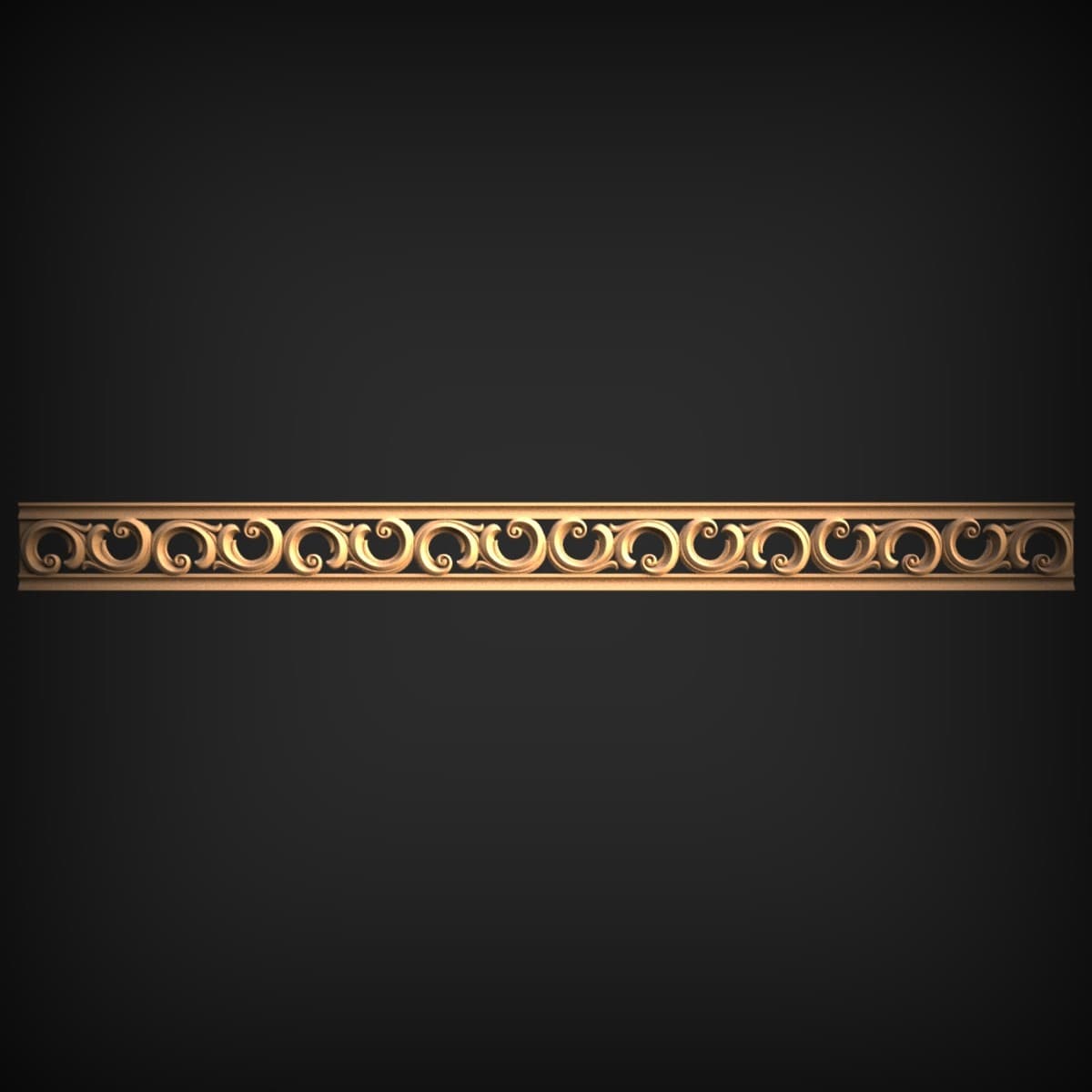 Running Scroll Border Moulding