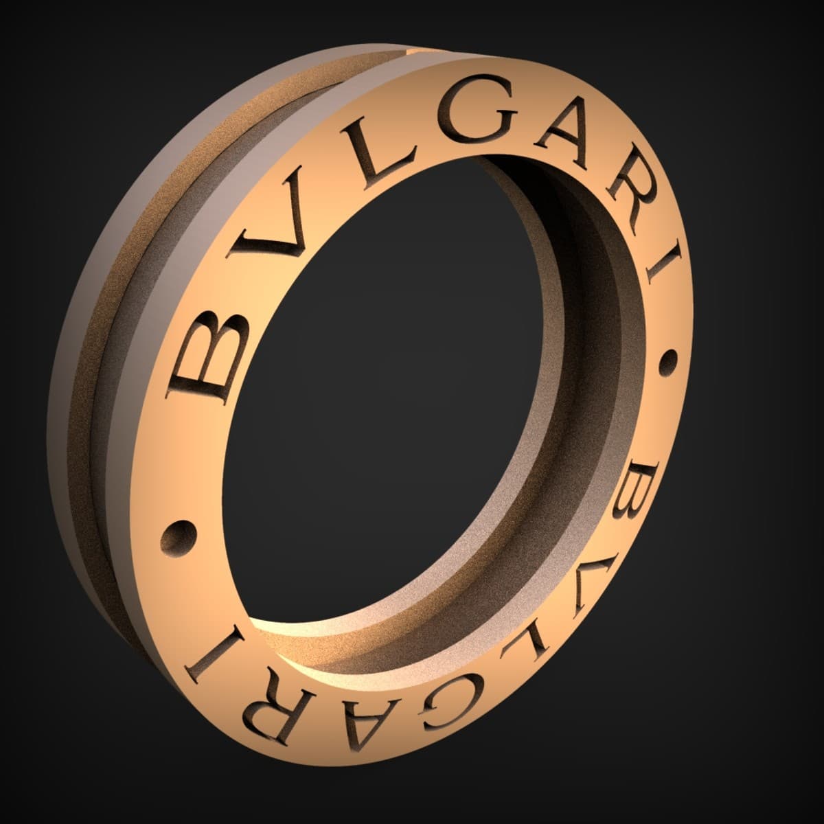 Engraved Designer Band Ring