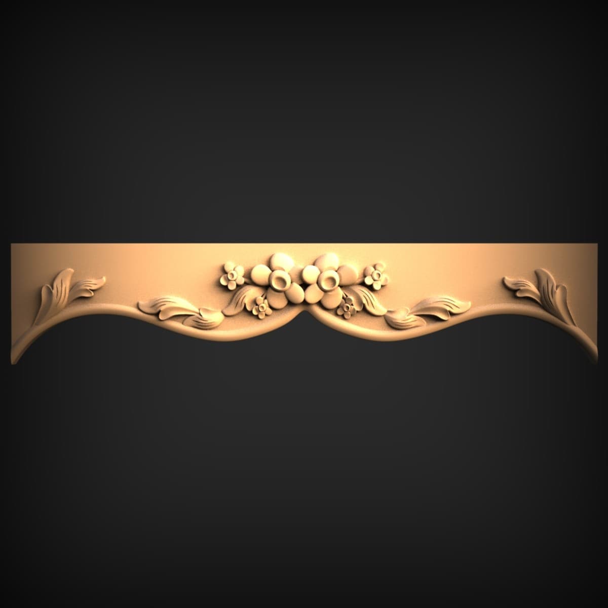 Rose Cluster Swag Header