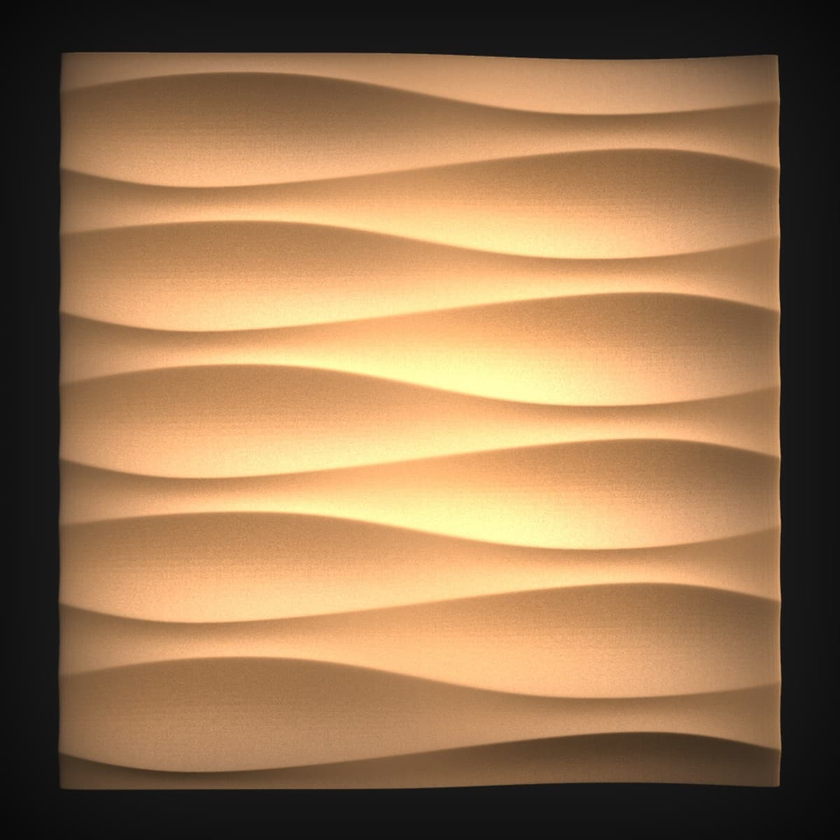 Undulating Wave Wall Panel