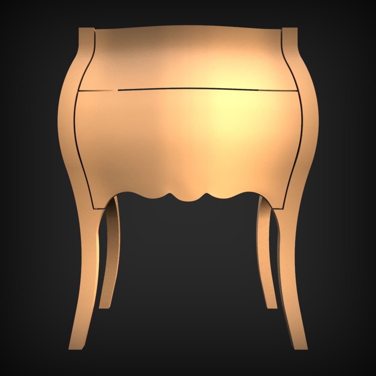 Louis XV Bombé Commode Miniature