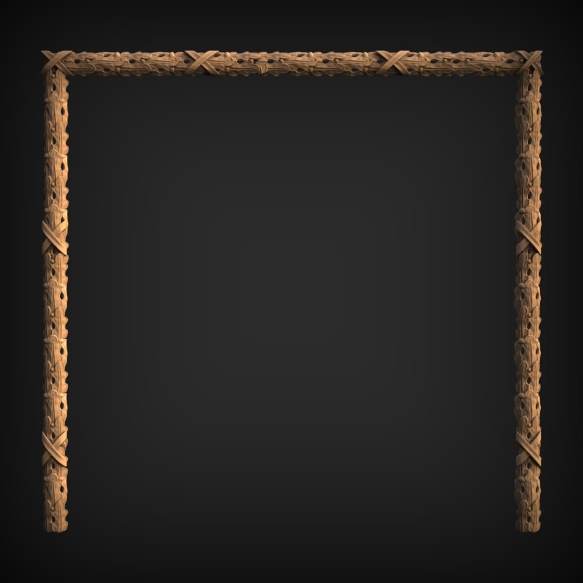 Norse Lashed-Timber Portal Surround