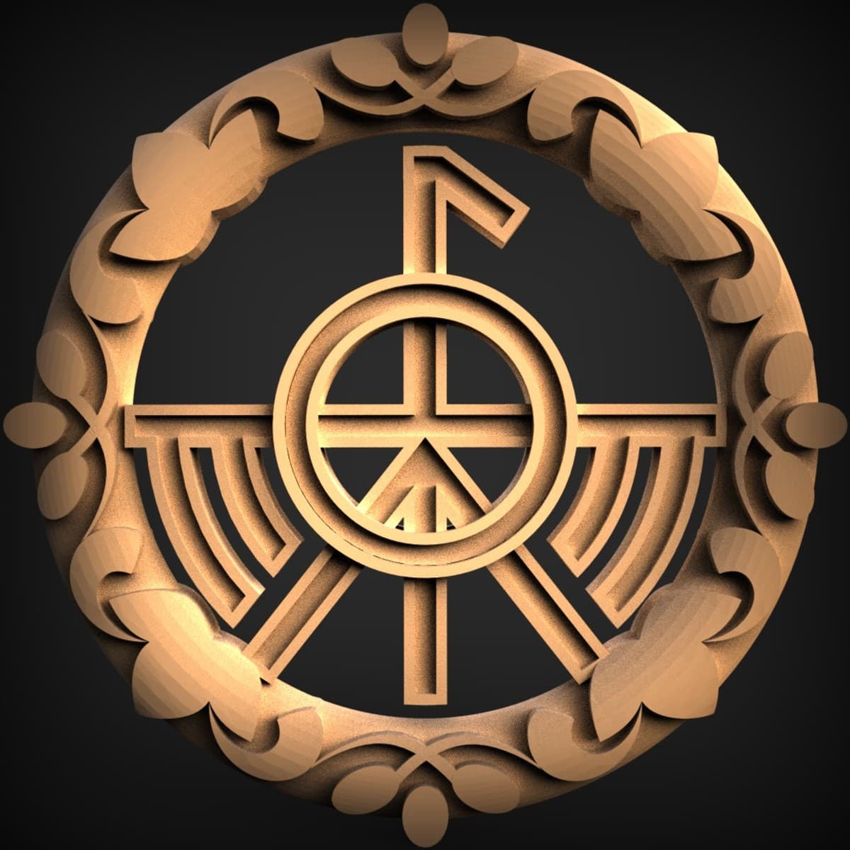 Wreathed Peace Emblem Roundel