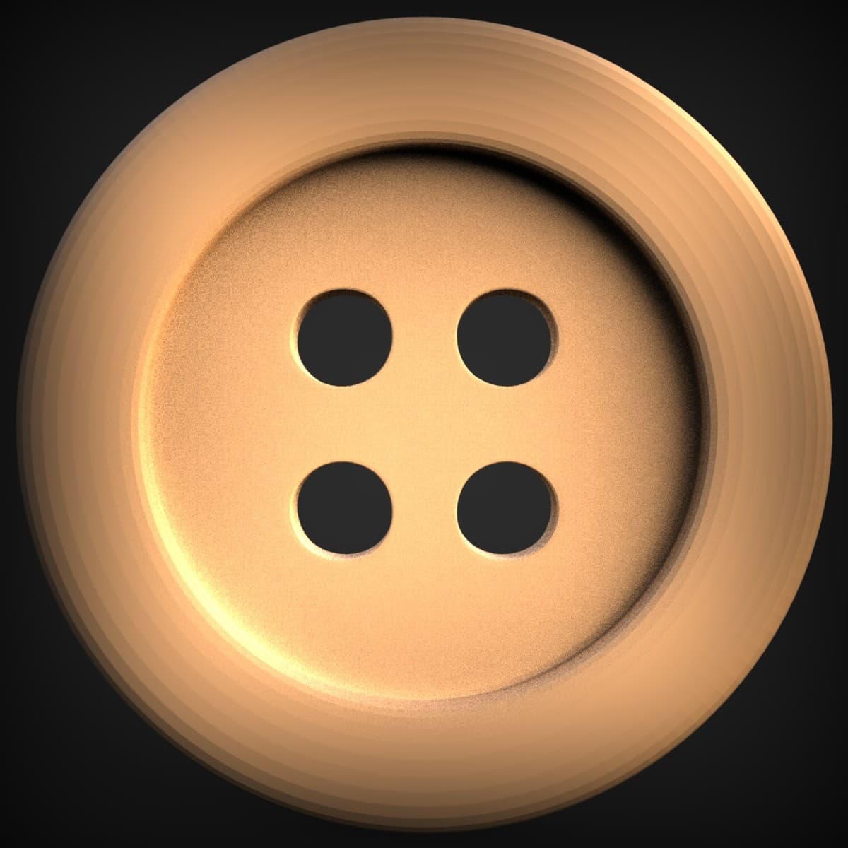 Oversized Four-Hole Sewing Button
