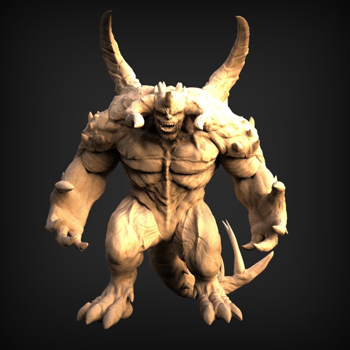 Horned Demon Brute Figure