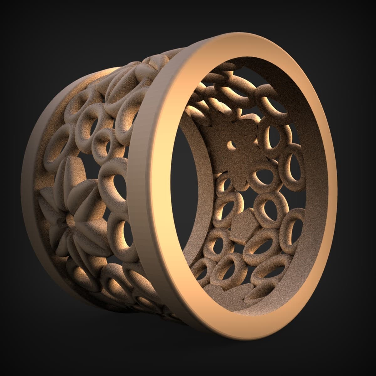 Blossom Openwork Napkin Ring