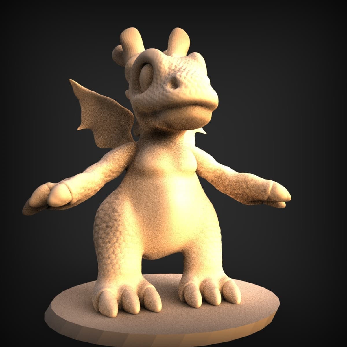 Chibi Baby Dragon Desk Figure