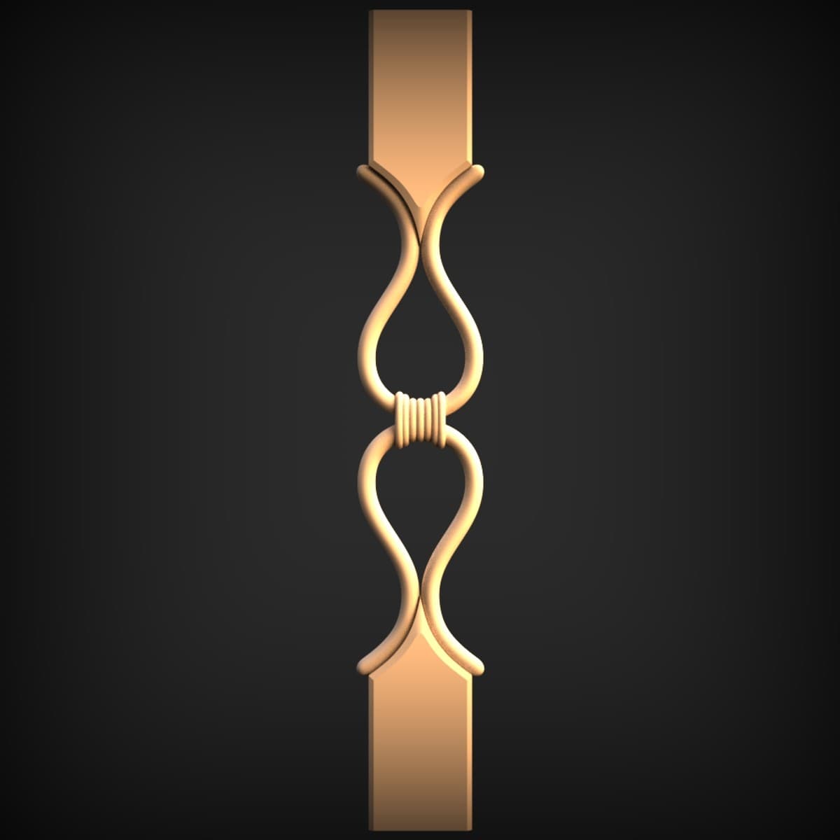 Bound Twin-Loop Baluster Panel