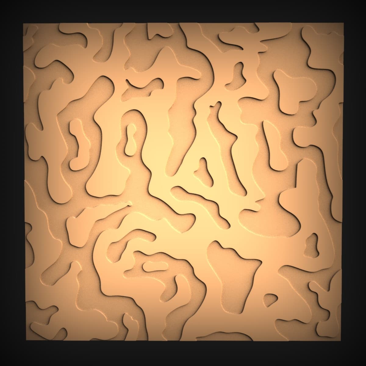 Organic Contour Texture Panel