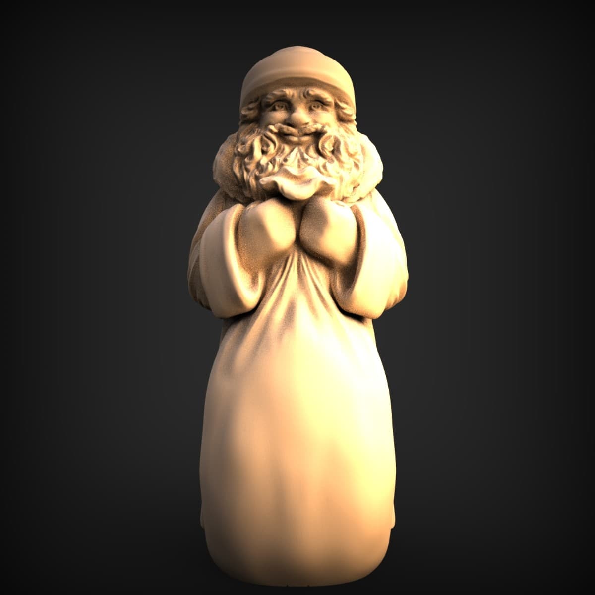 Standing Father Christmas Figure