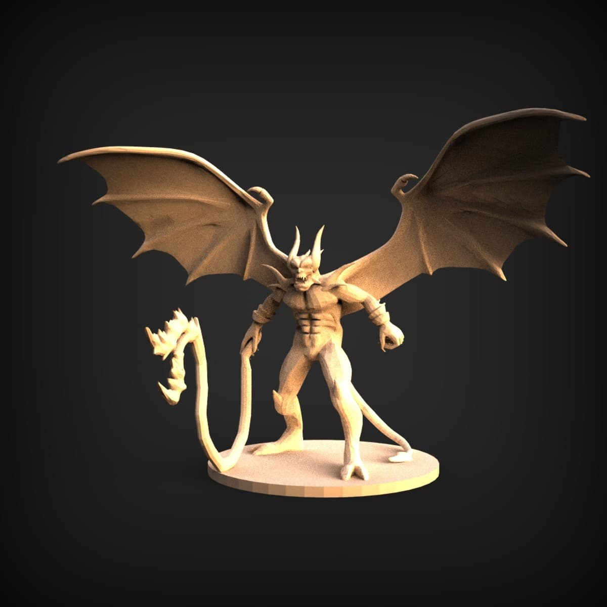 Winged Demon Boss Figure