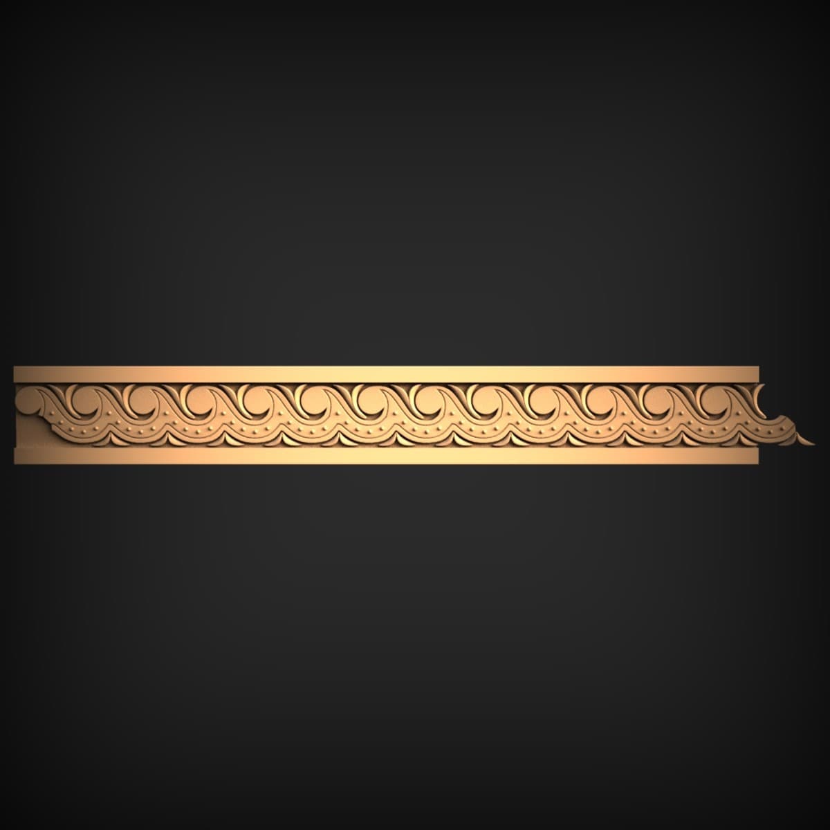 Running Wave Scroll Moulding