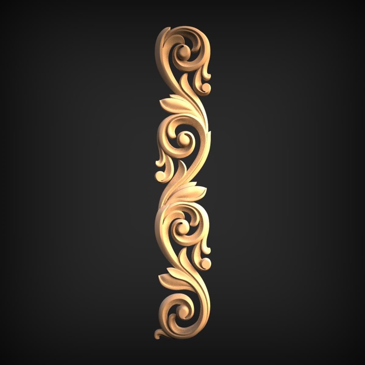 Cascading Acanthus Scroll Onlay