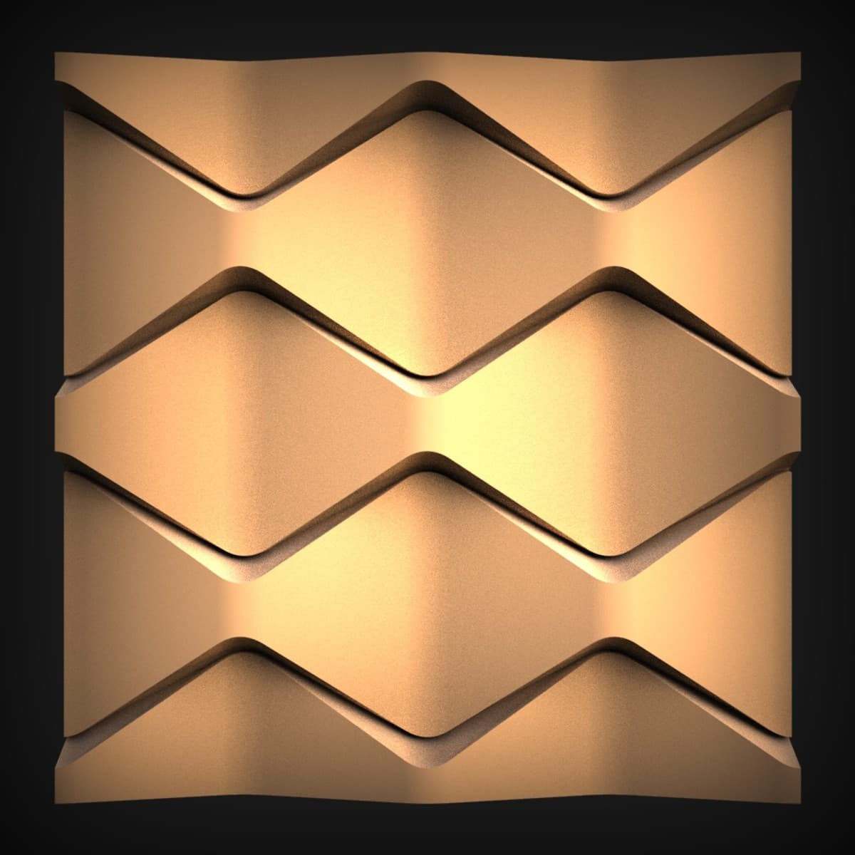 Woven Chevron 3D Wall Panel