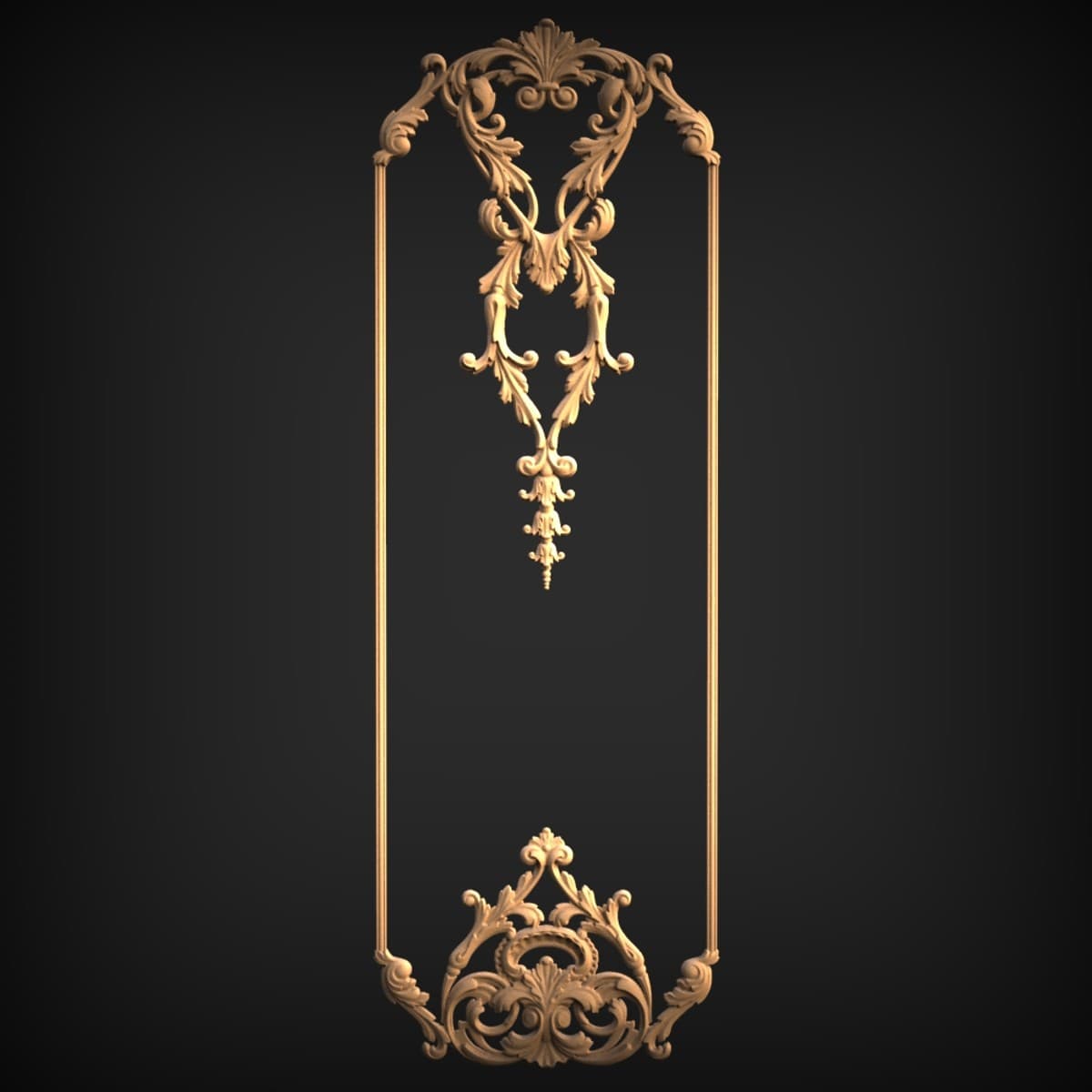 Baroque Acanthus Panel Frame