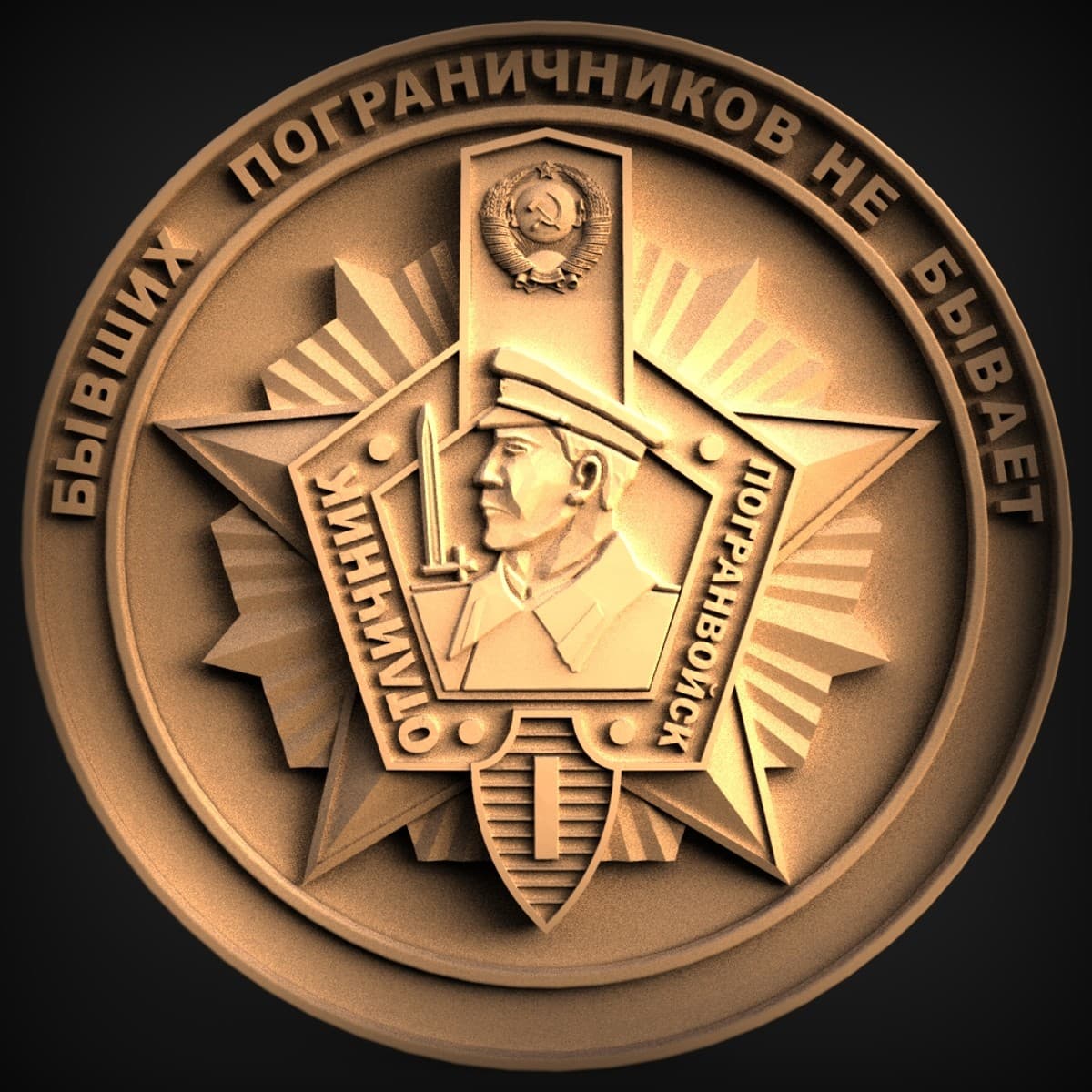 Soviet Border Guard Medallion