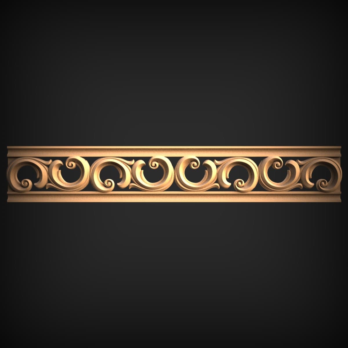 Rolling C-Scroll Moulding Trim