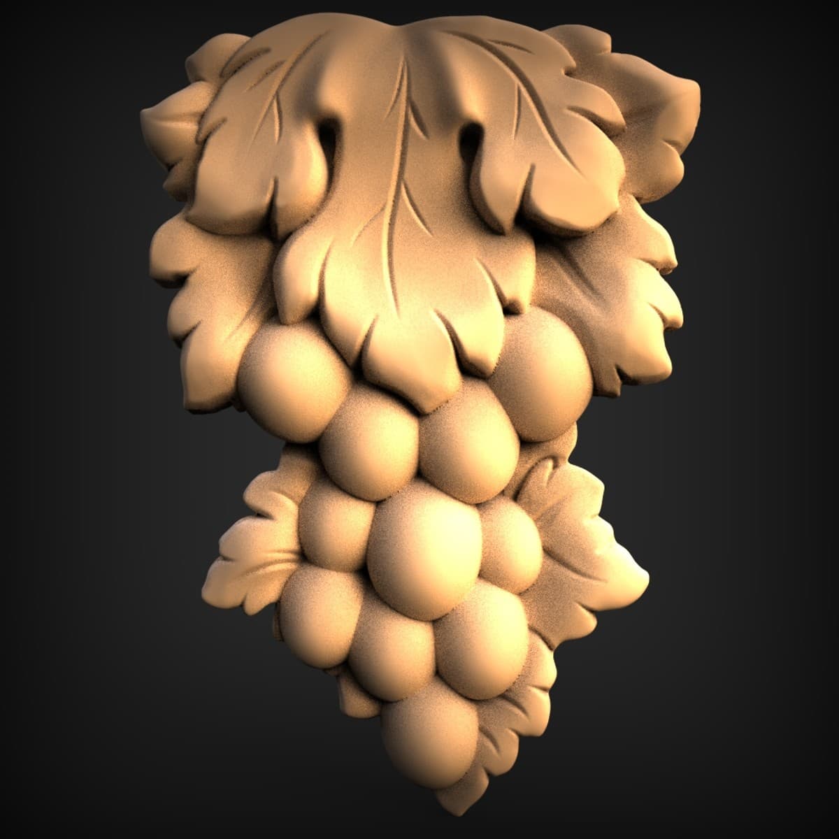 Cascading Grape Cluster Onlay