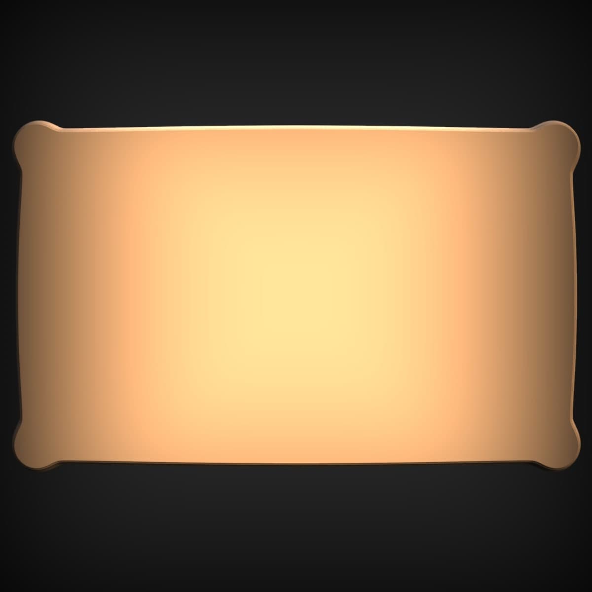 Bracketed Corner Sign Blank