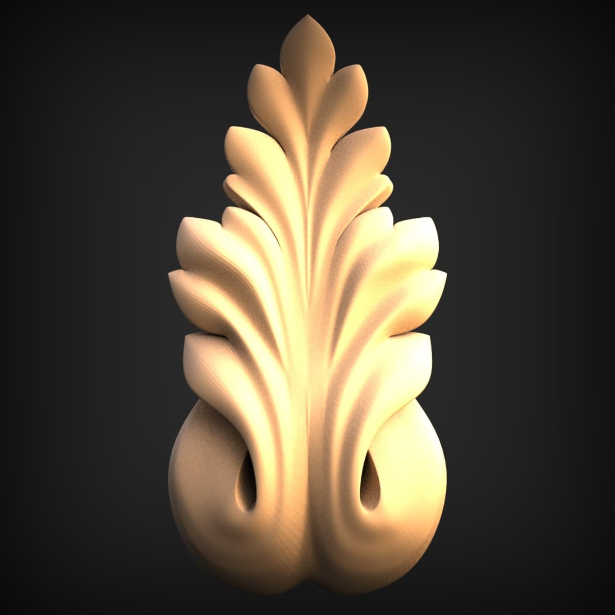 Acanthus Drop Vertical Onlay