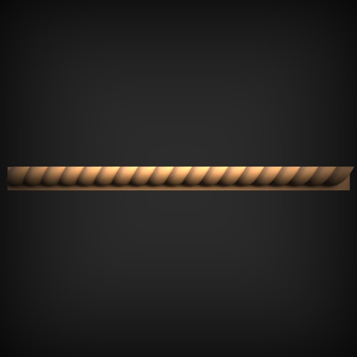 Barley-Twist Rope Moulding Trim