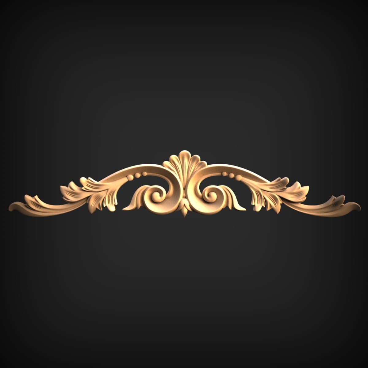 Palmette Scroll Furniture Onlay