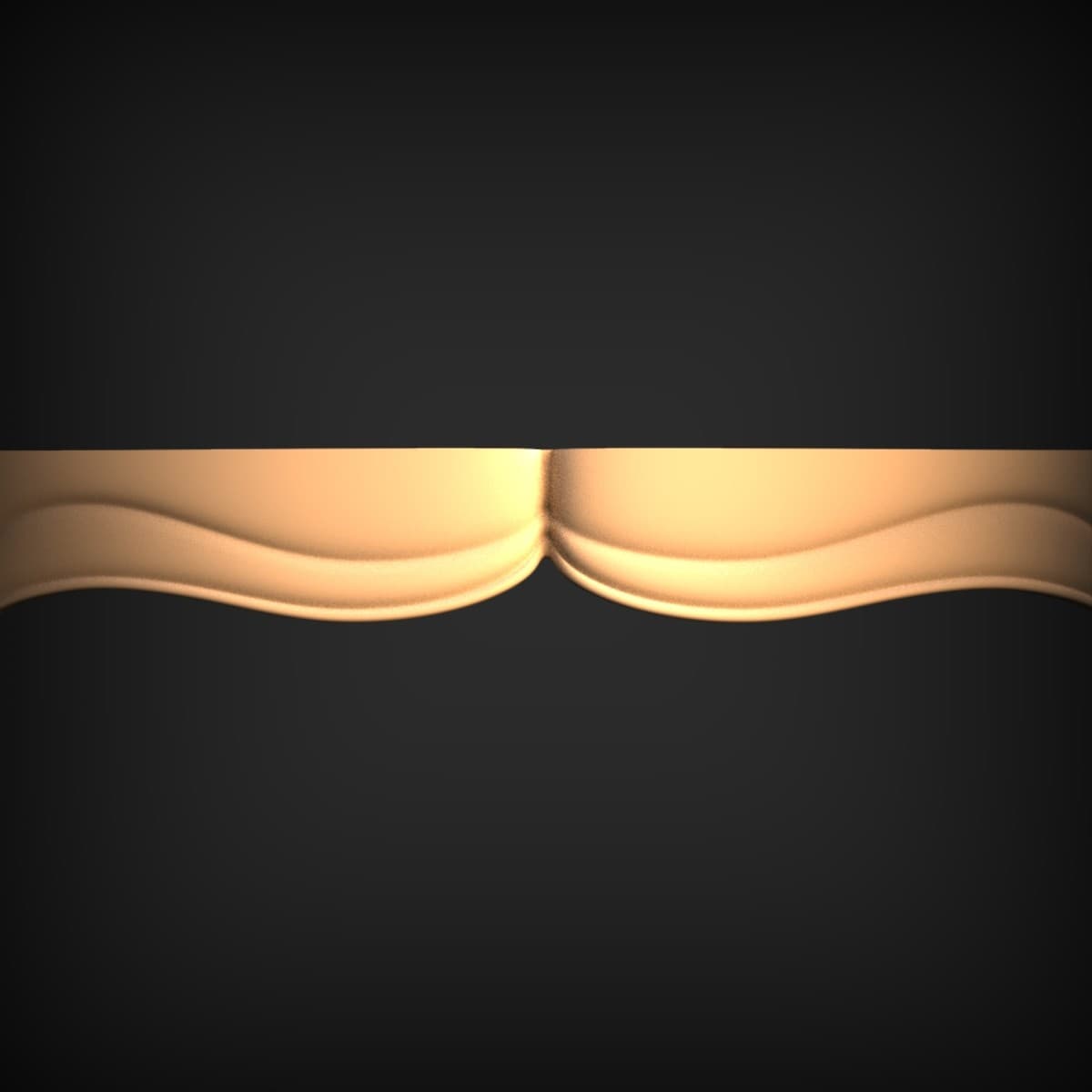 Flowing Wave Cornice Molding