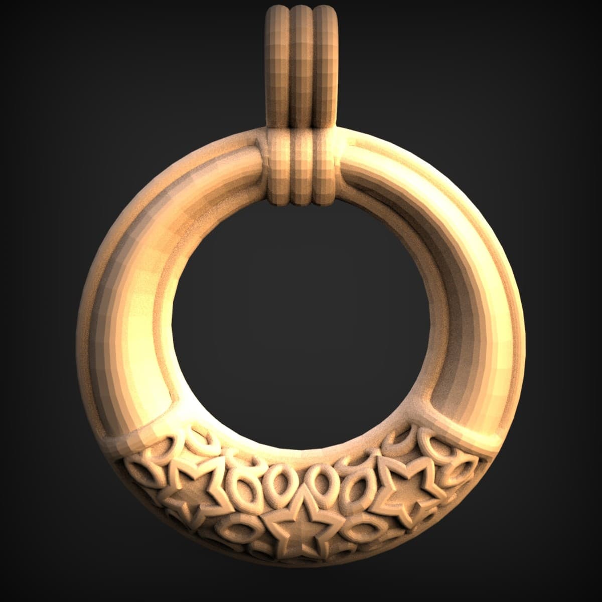 Celestial Star Ring Pendant
