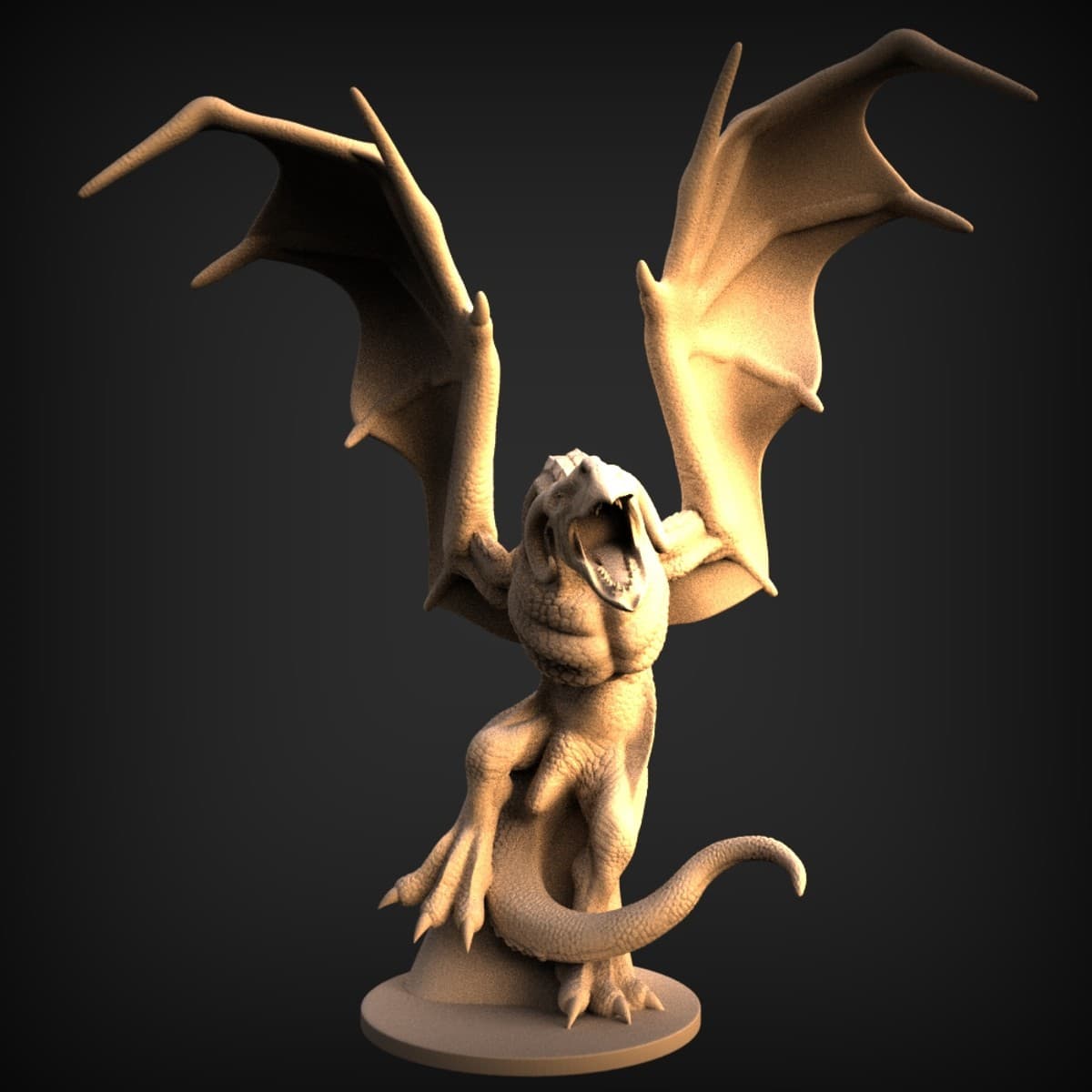Juvenile Wyvern Tabletop Miniature