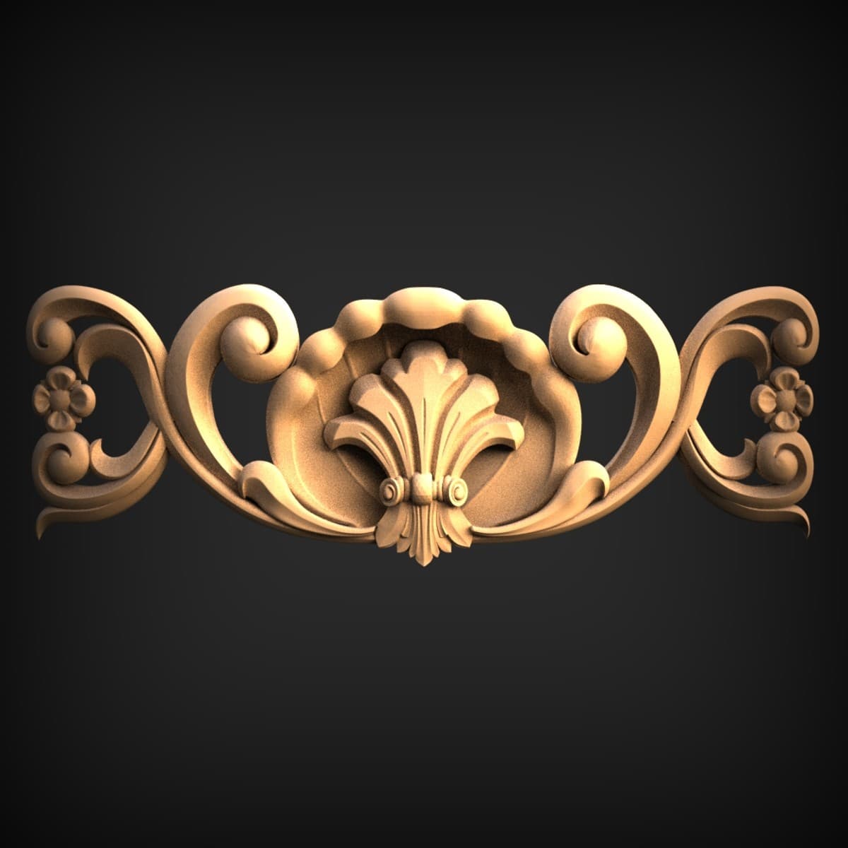 Palmette Shell And Scroll Centerpiece