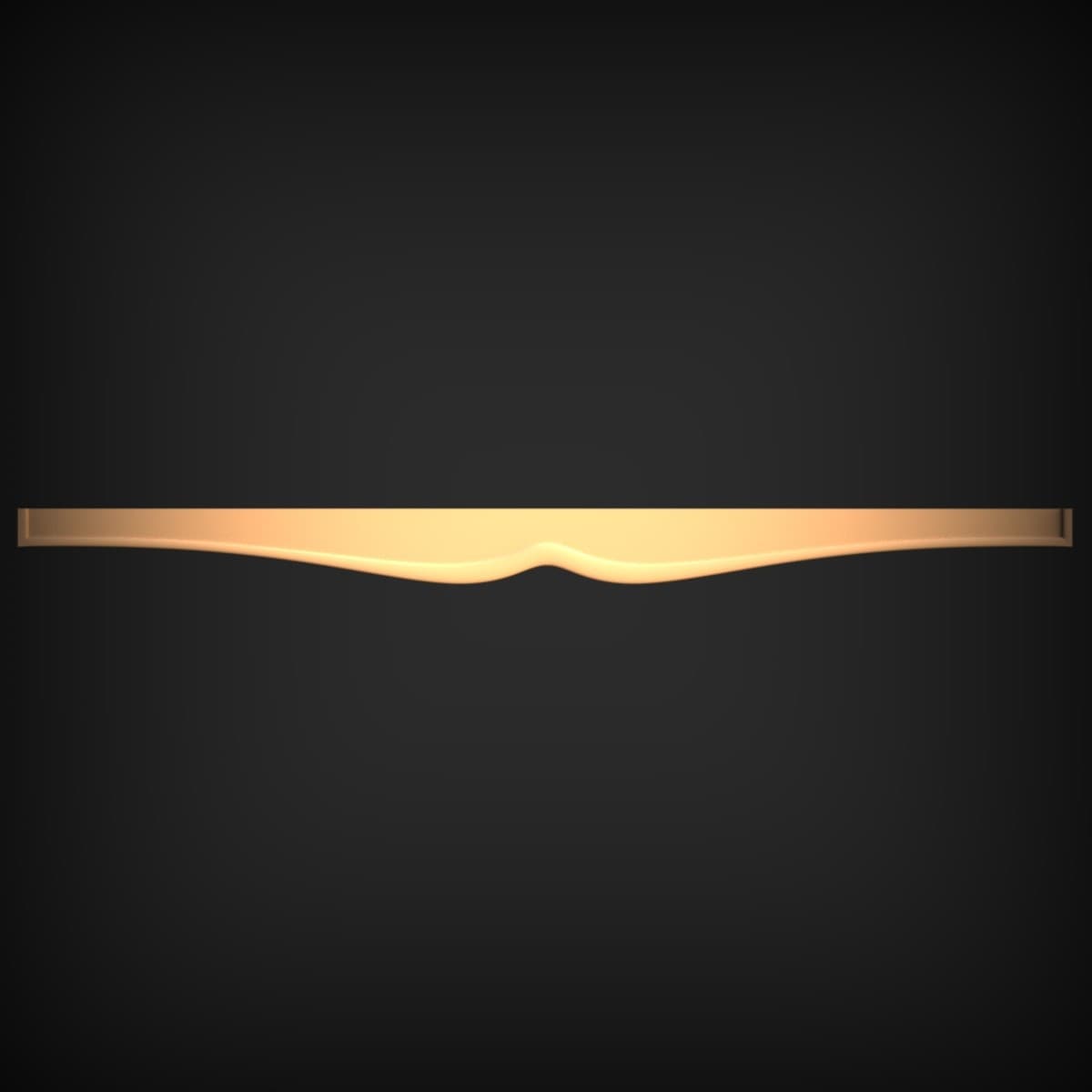Slim Curved Crest Molding Strip