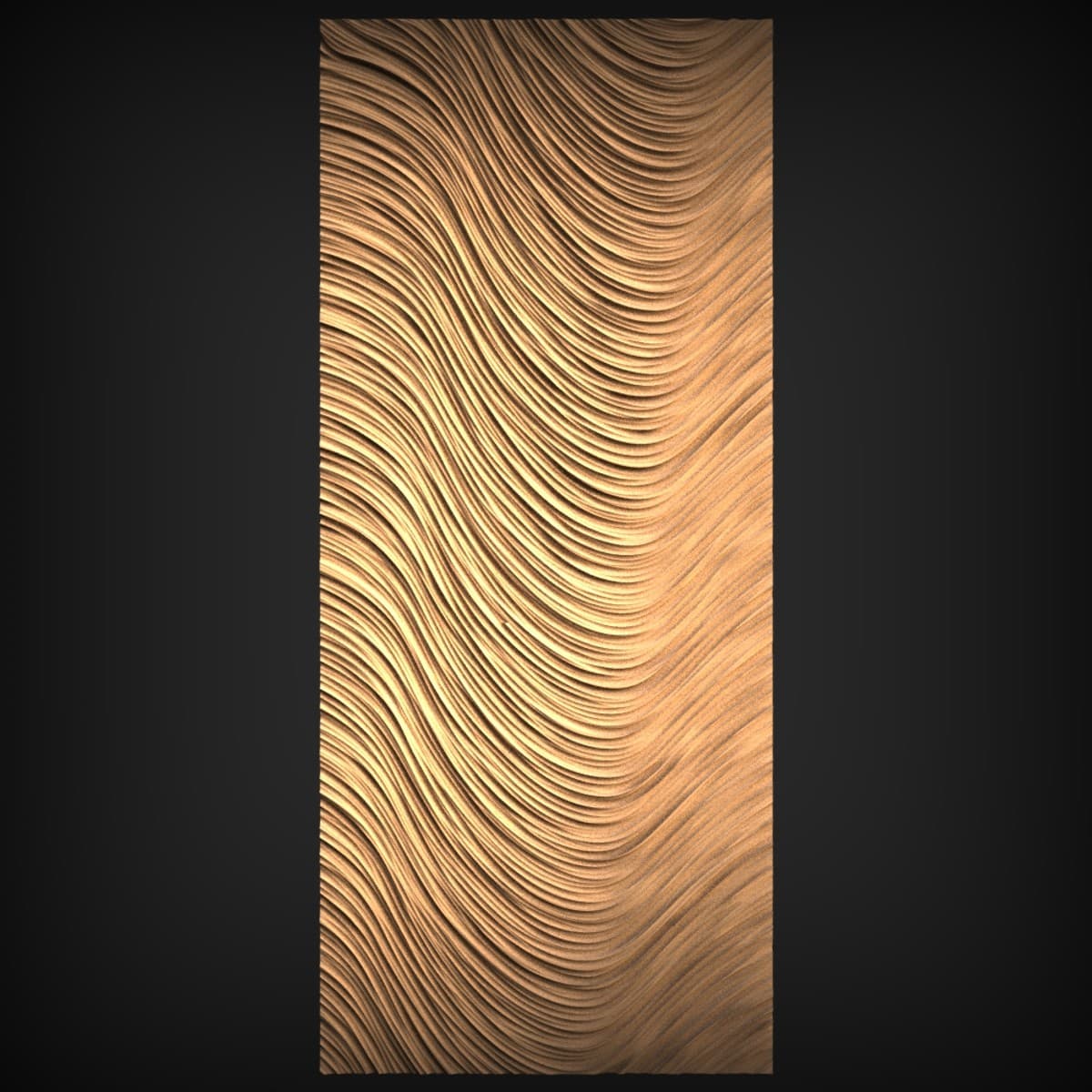 Flowing Wave Ripple Wall Panel