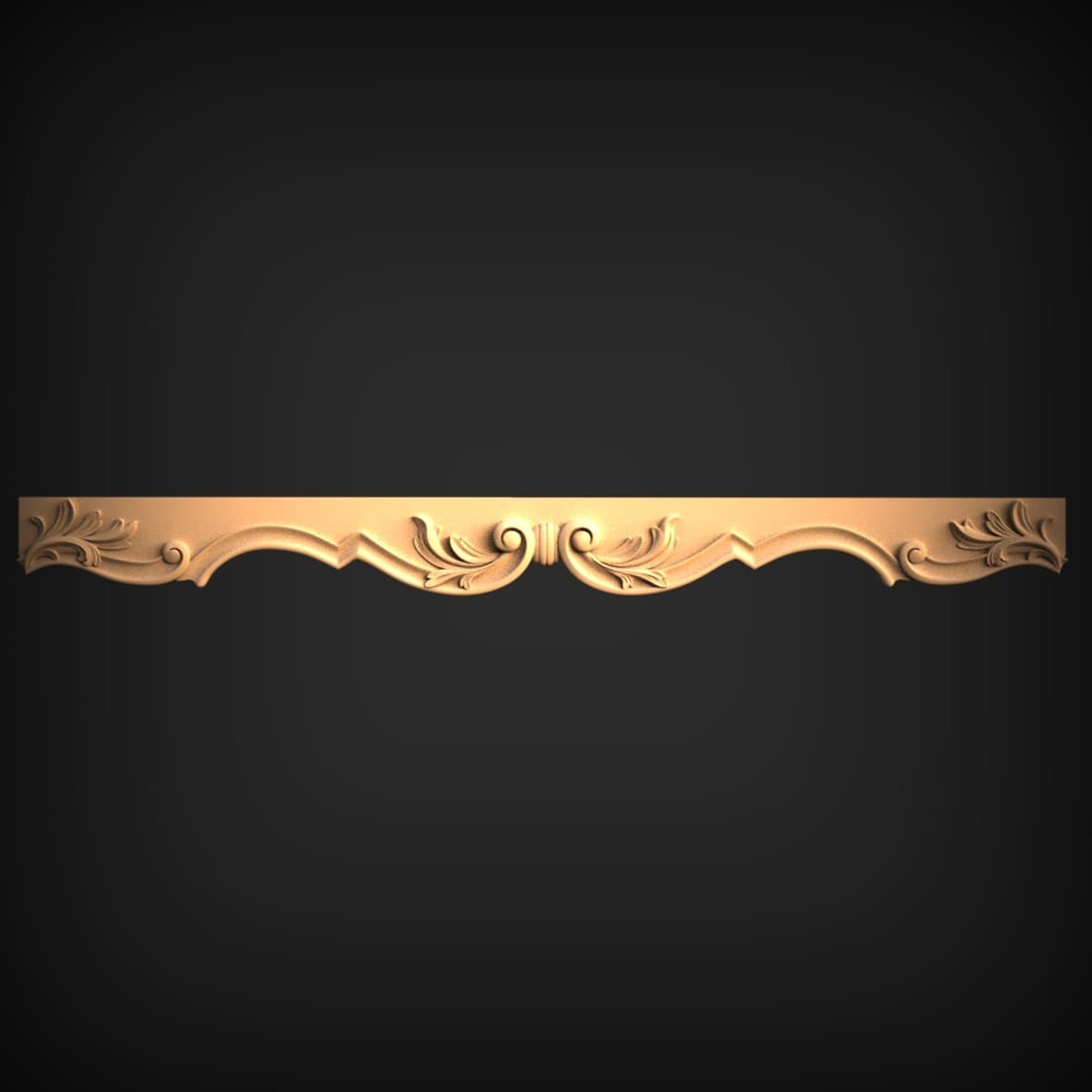 Slim Acanthus Scroll Trim Band