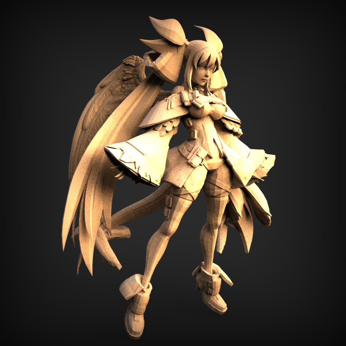Winged Valkyrie Anime Figure